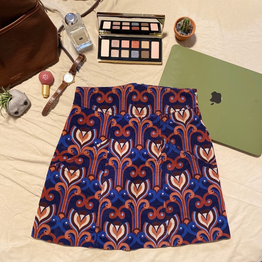 Zara Multi Graphics Mini Skirt